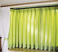 施工事例：川島織物のカーテン取り付け